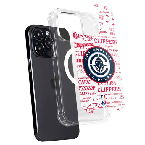 NBA Los Angeles Clippers Blast Logos iPhone 16 Pro MagSafe Case
